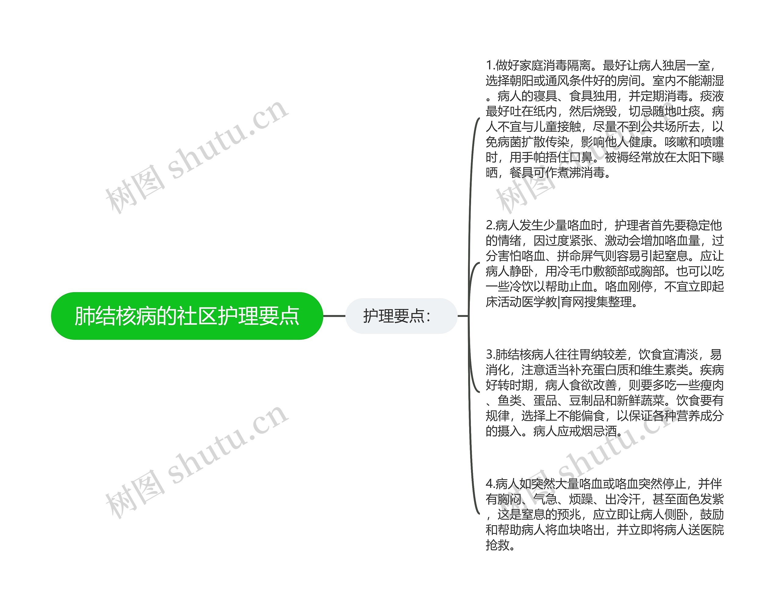 肺结核病的社区护理要点