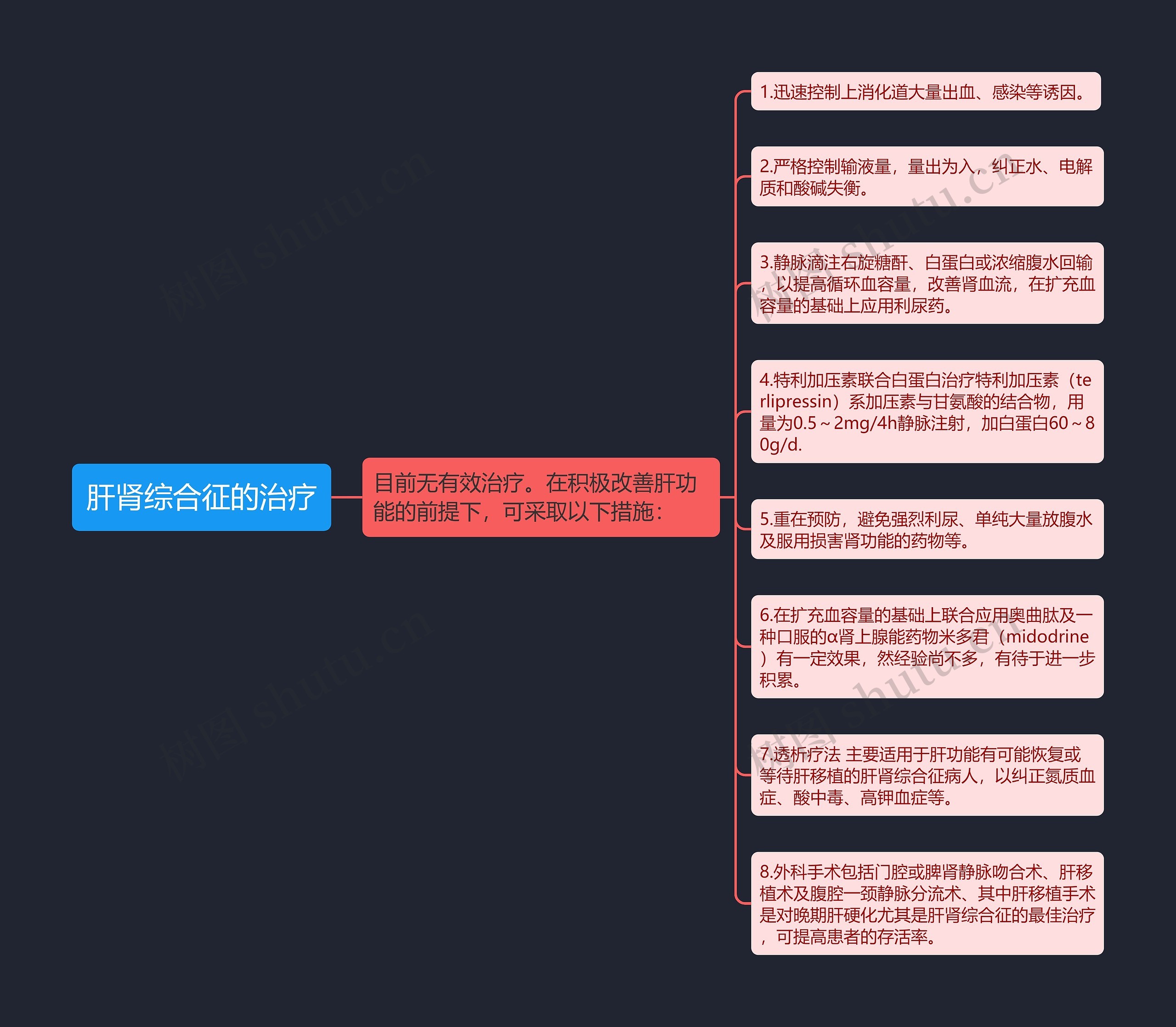 肝肾综合征的治疗