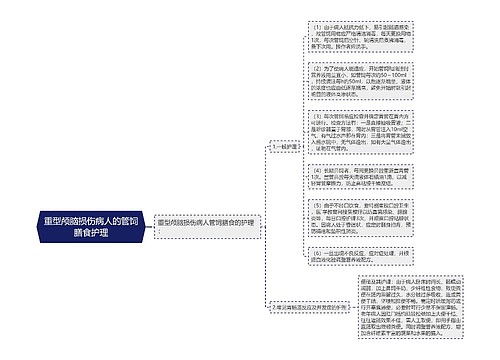 重型颅脑损伤病人的管饲膳食护理