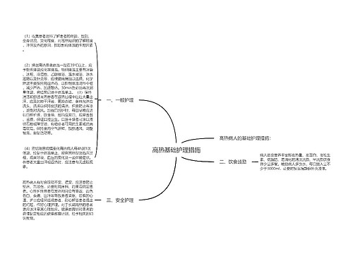 高热基础护理措施