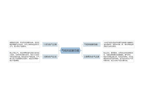 气相关脏腑功能