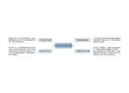 气相关脏腑功能