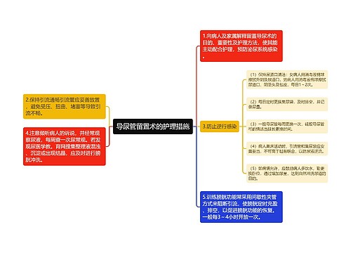 导尿管留置术的护理措施