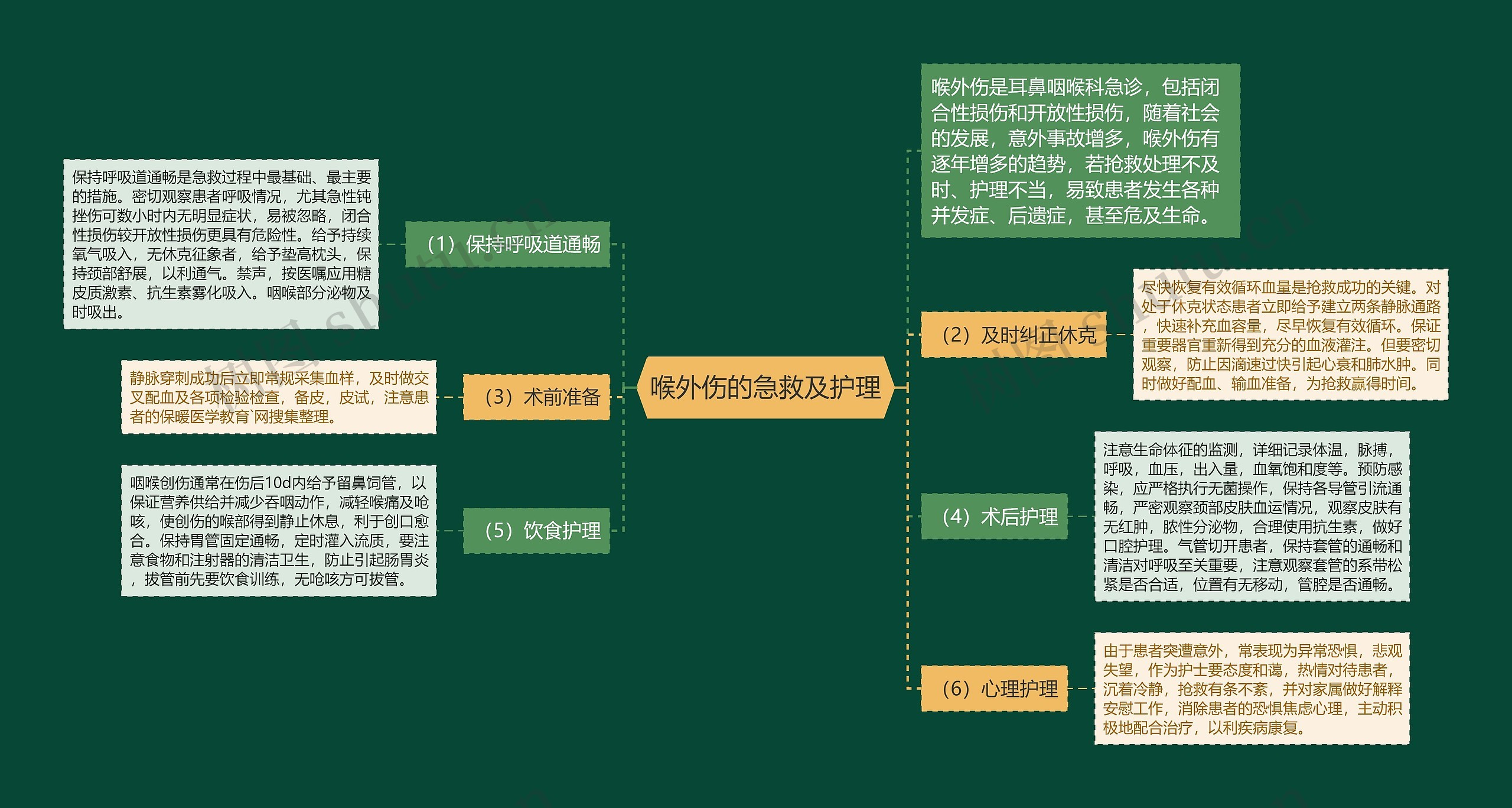 喉外伤的急救及护理