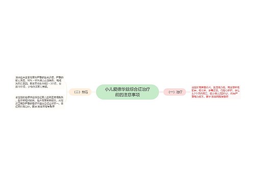 小儿爱德华兹综合征治疗前的注意事项