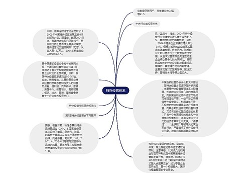 特许经营体系