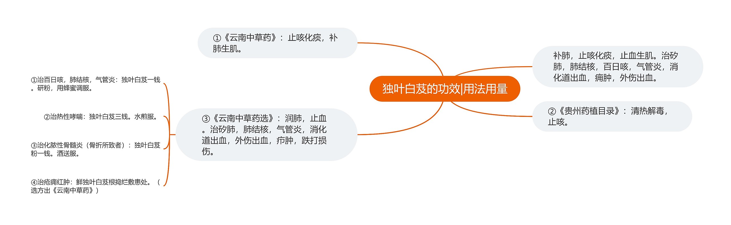 独叶白芨的功效|用法用量 独叶白芨的功效|用法用量