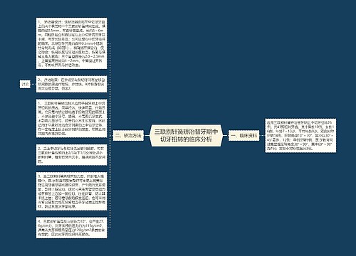 三联别针簧矫治替牙期中切牙扭转的临床分析