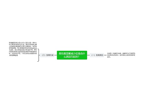 假性醛固酮减少症是由什么原因引起的？