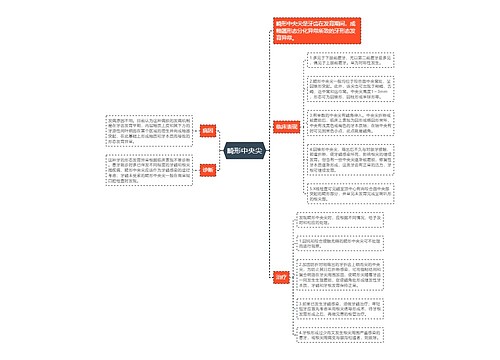 畸形中央尖