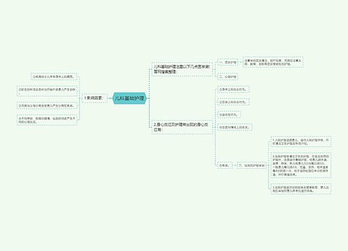 儿科基础护理