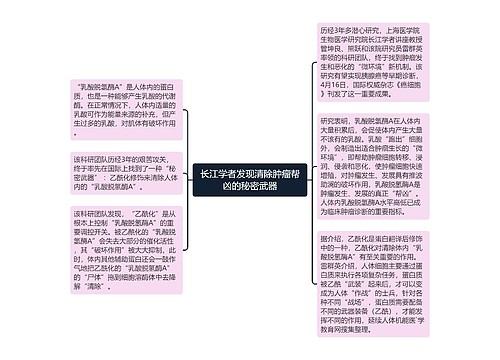 长江学者发现清除肿瘤帮凶的秘密武器