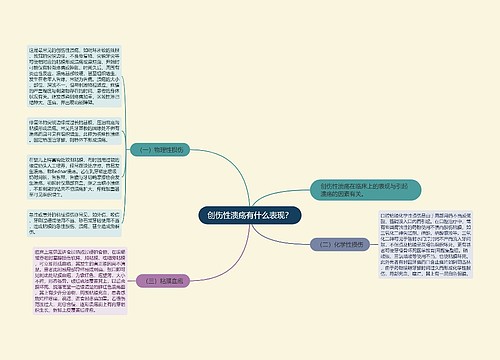 创伤性溃疡有什么表现？