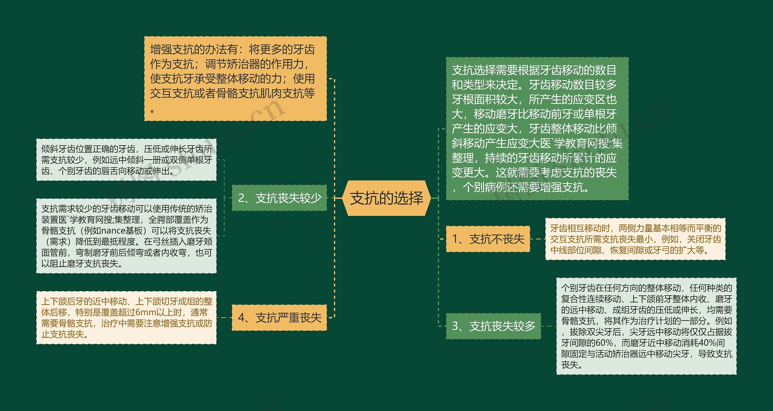 支抗的选择