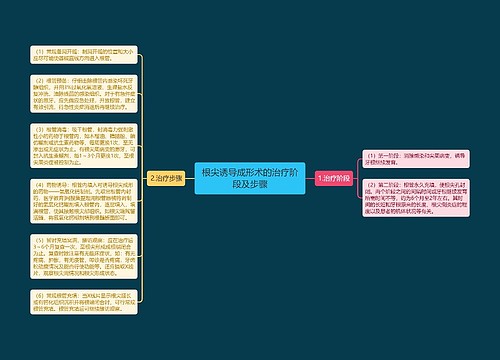 根尖诱导成形术的治疗阶段及步骤