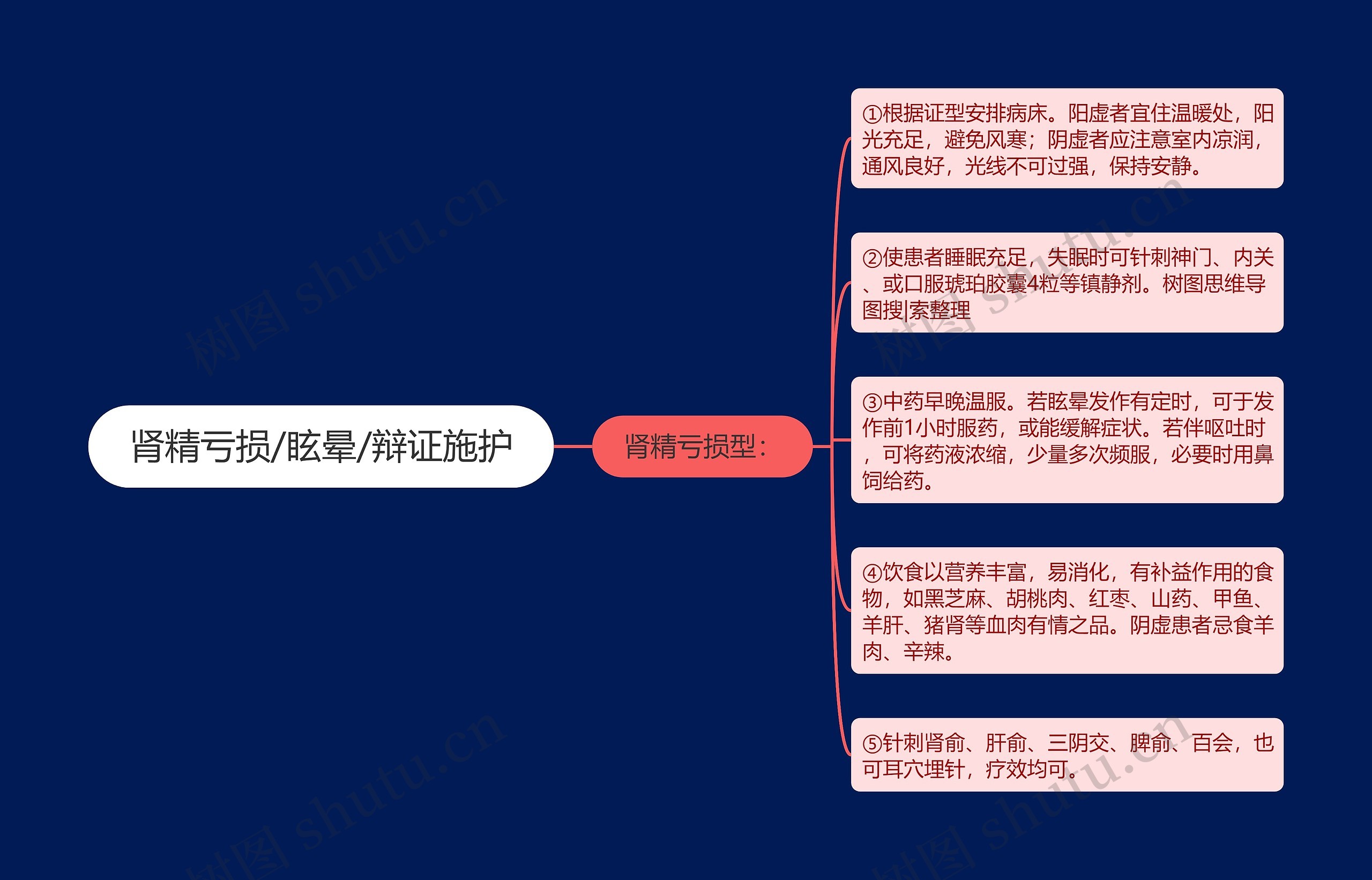 肾精亏损/眩晕/辩证施护 肾精亏损/眩晕/辩证施护