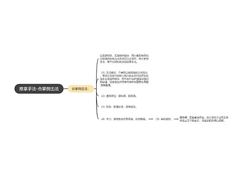 推拿手法-合掌侧击法