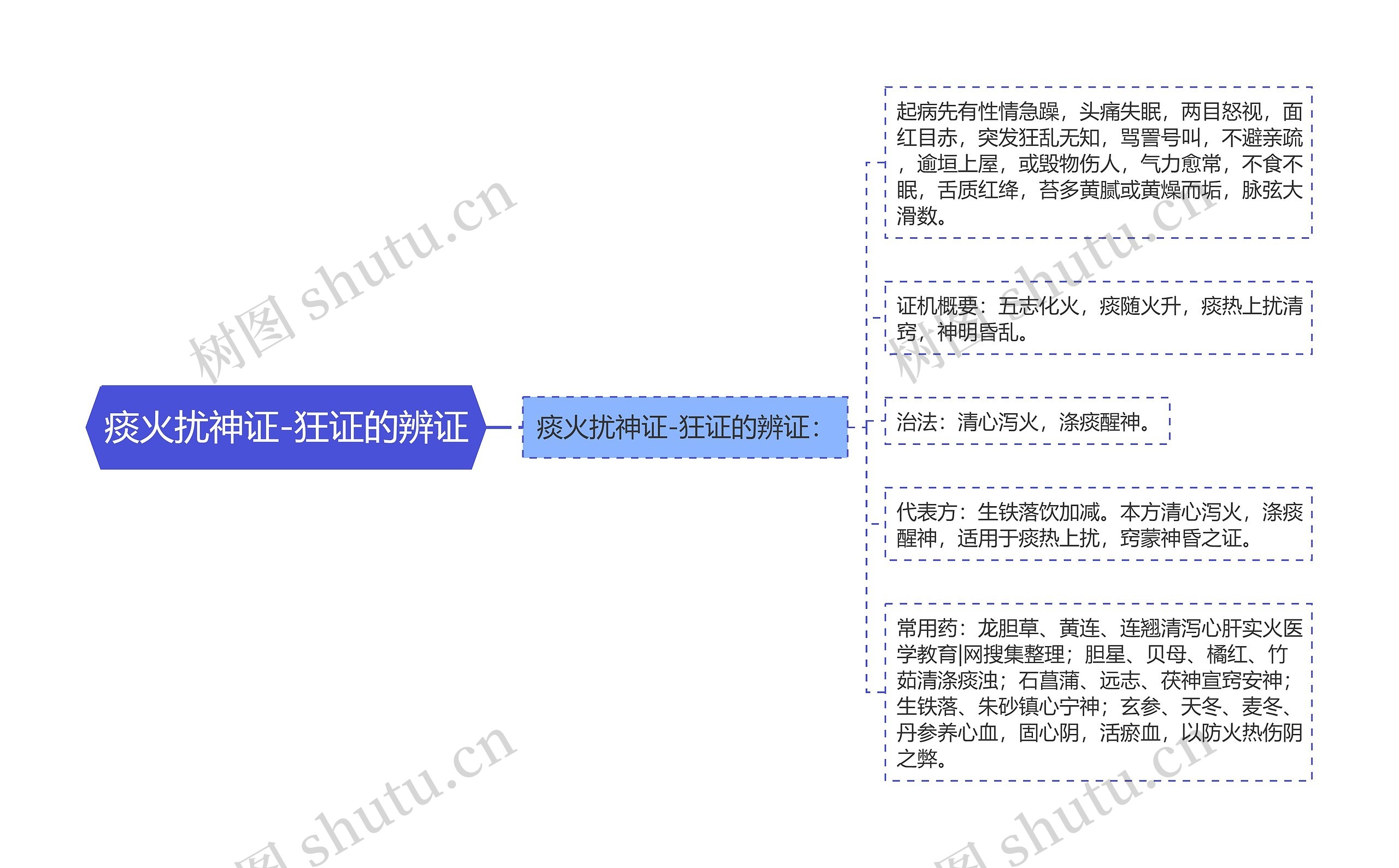 痰火扰神证-狂证的辨证