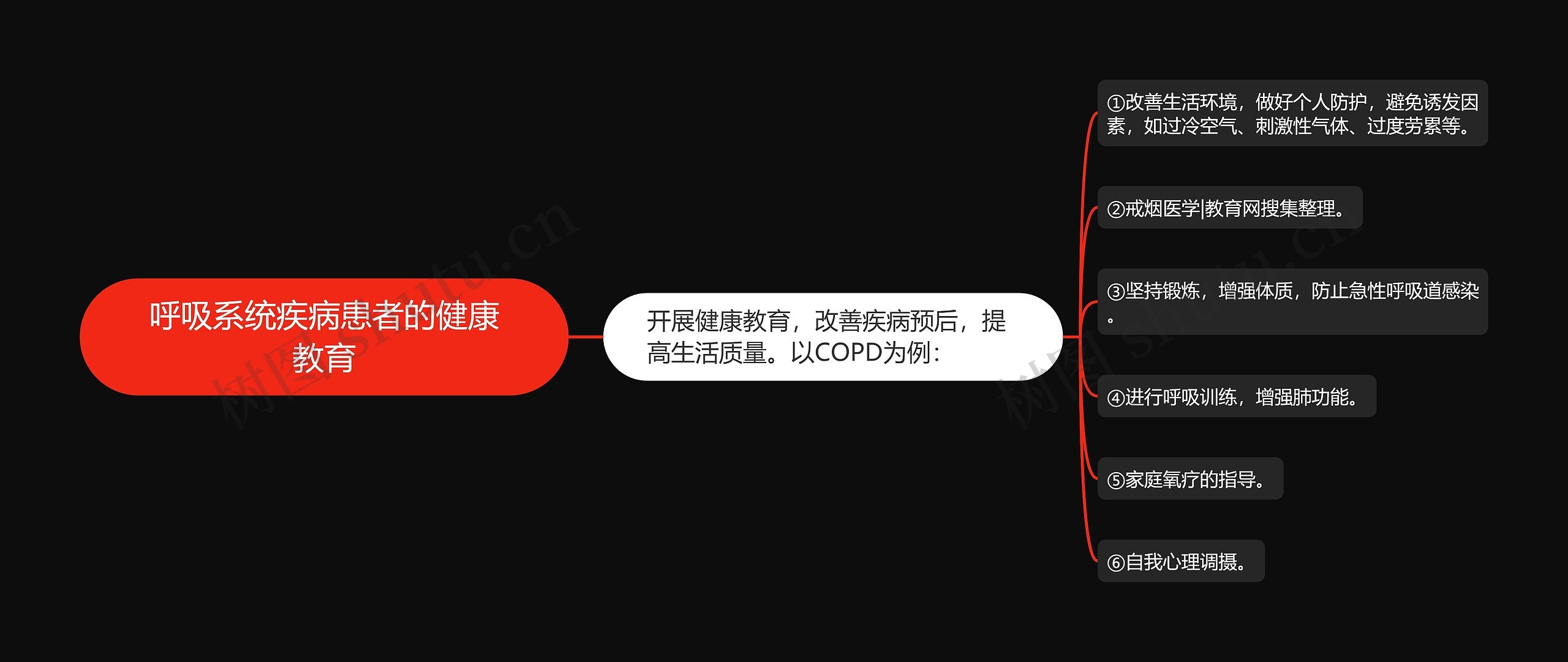 呼吸系统疾病患者的健康教育