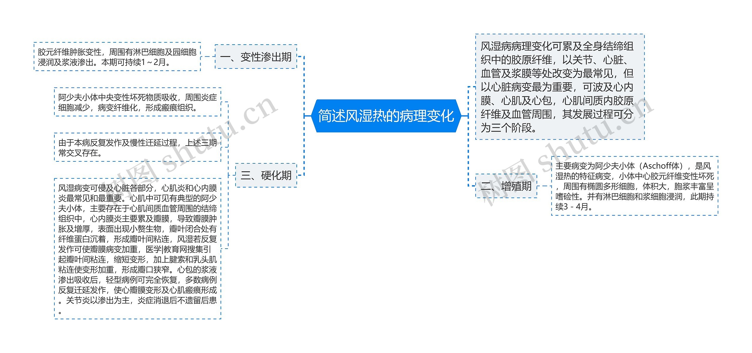 简述风湿热的病理变化