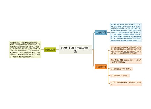 野百合的用法用量|功能主治