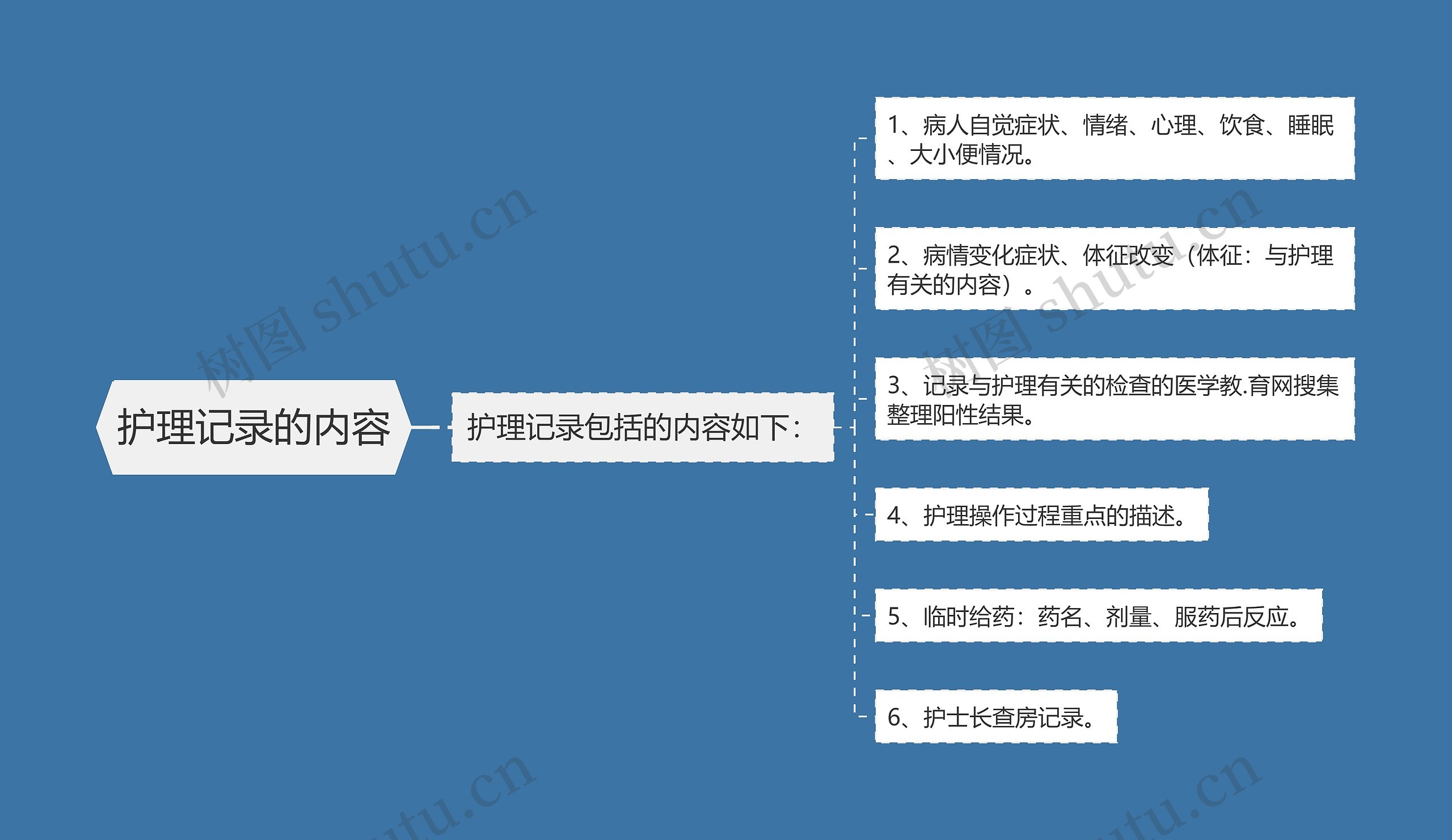 护理记录的内容