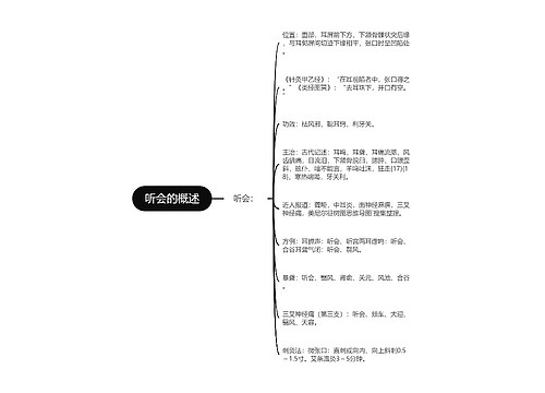 听会的概述