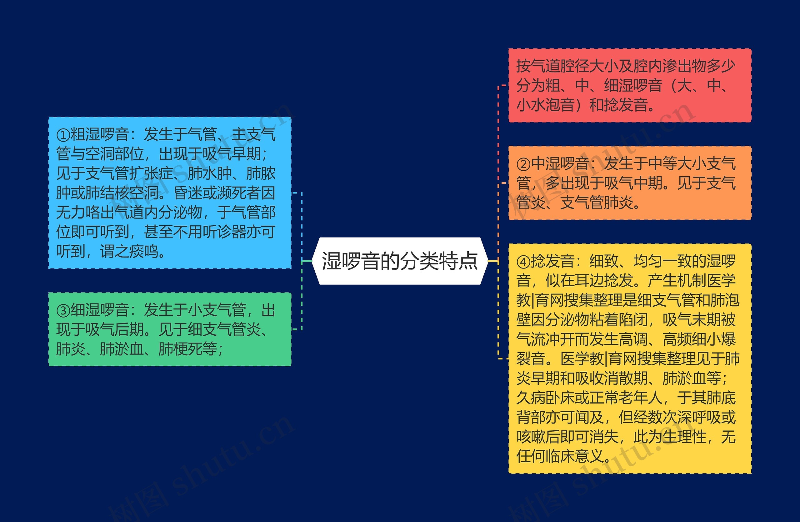 湿啰音的分类特点