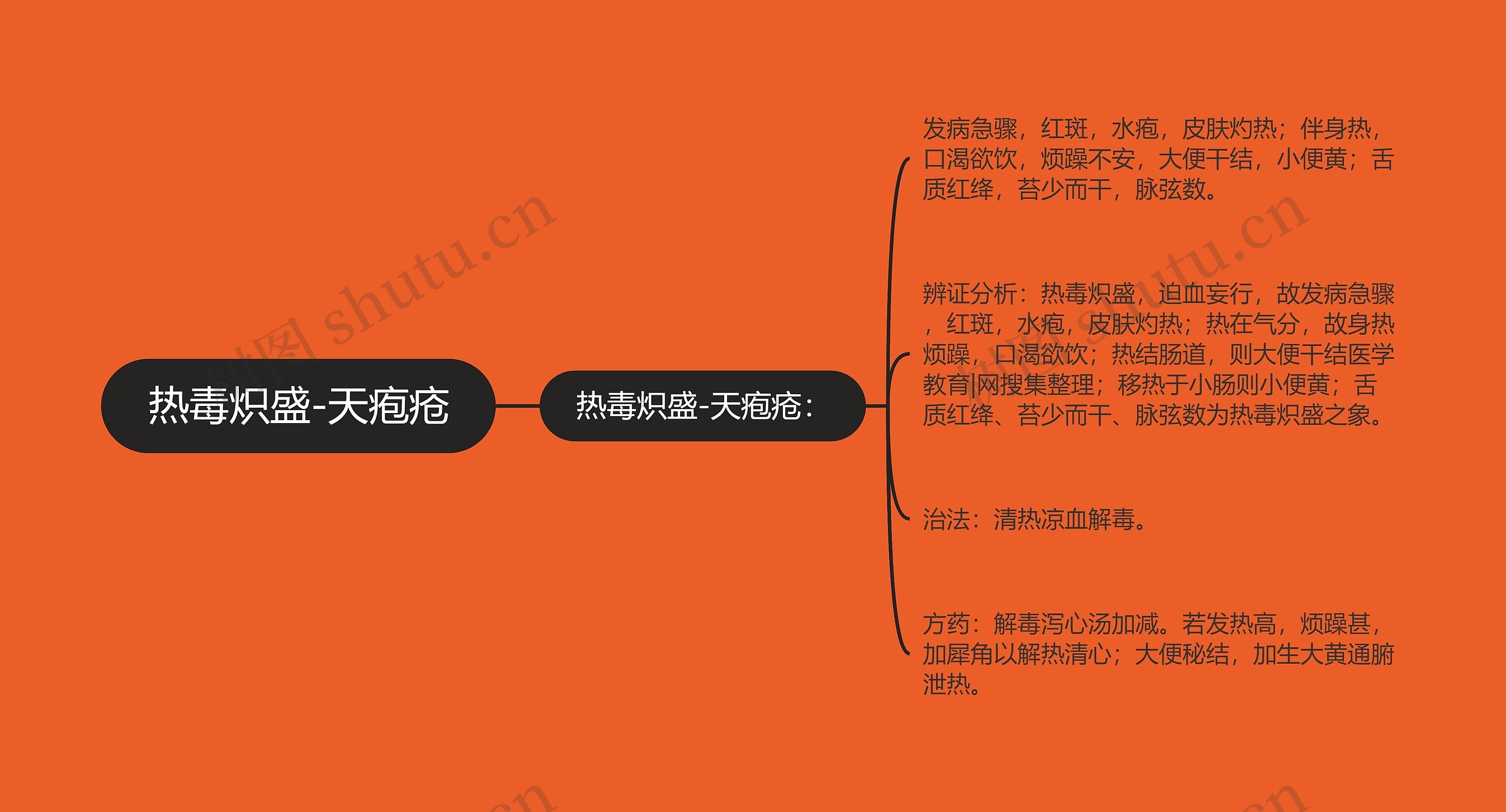 热毒炽盛-天疱疮思维导图