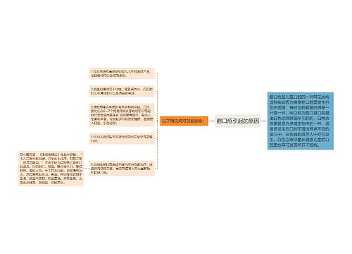 鹅口疮引起的原因