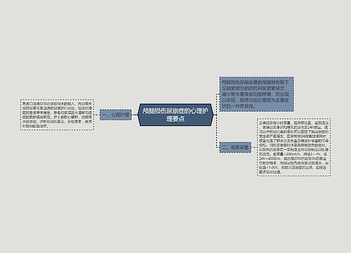 颅脑损伤尿崩症的心理护理要点