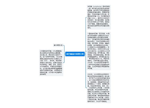 淋巴瘤基本病理分类