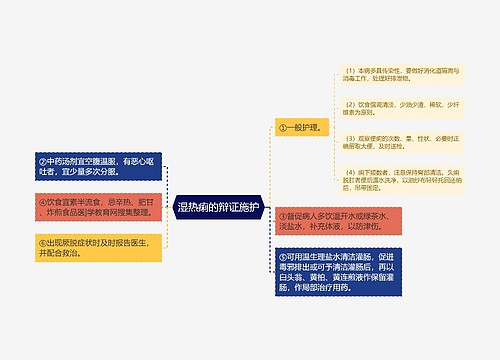 湿热痢的辩证施护