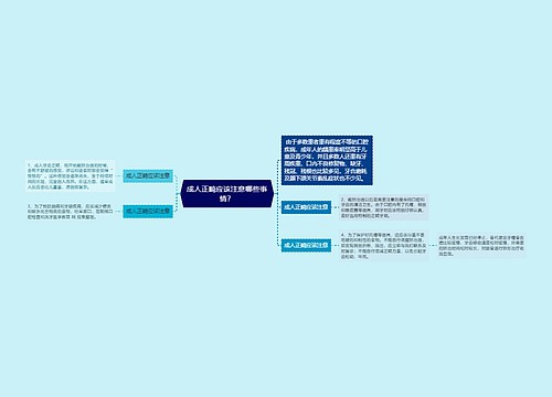 成人正畸应该注意哪些事情？