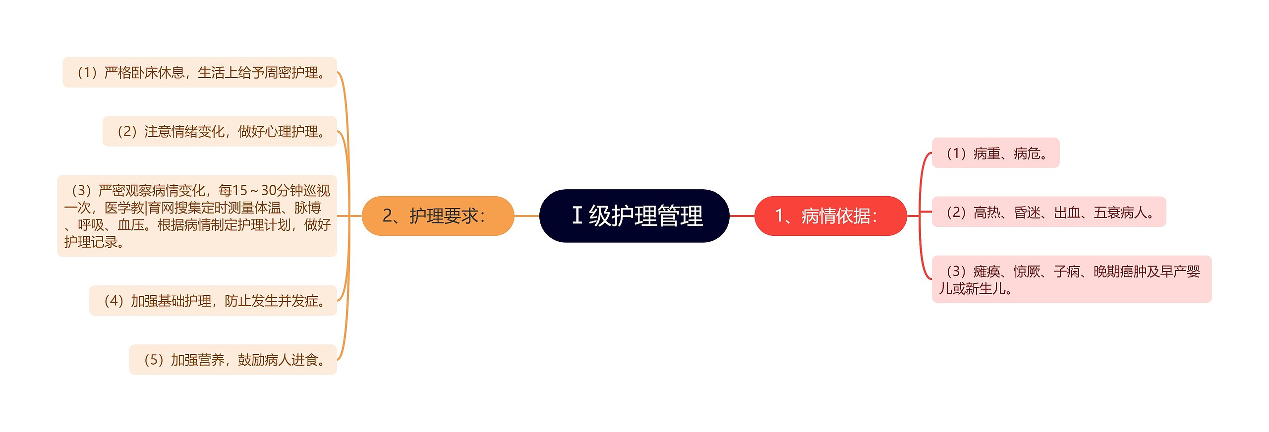 Ⅰ级护理管理