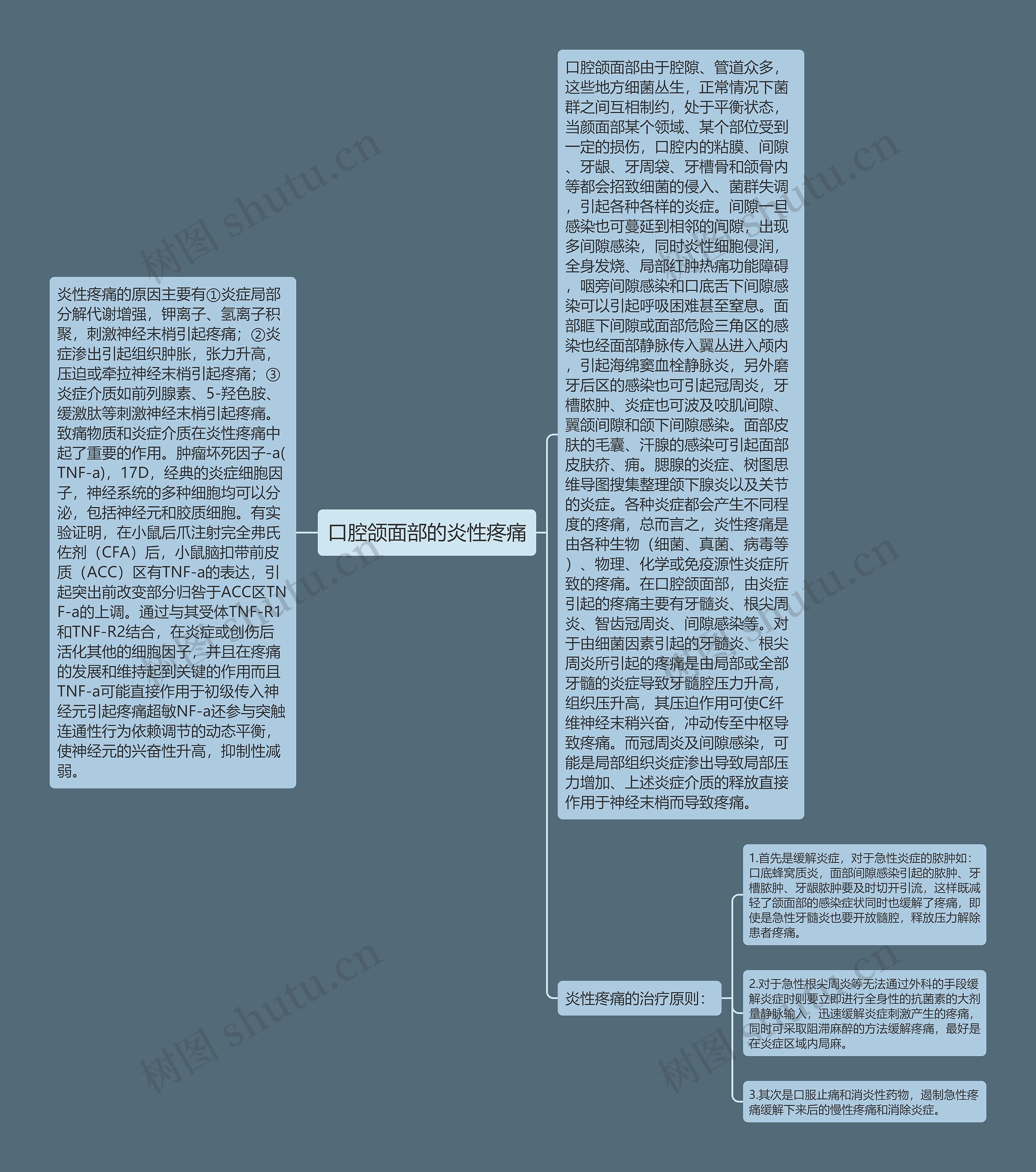 口腔颌面部的炎性疼痛