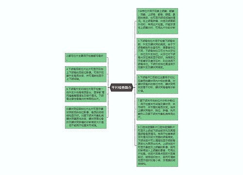 平片检查简介