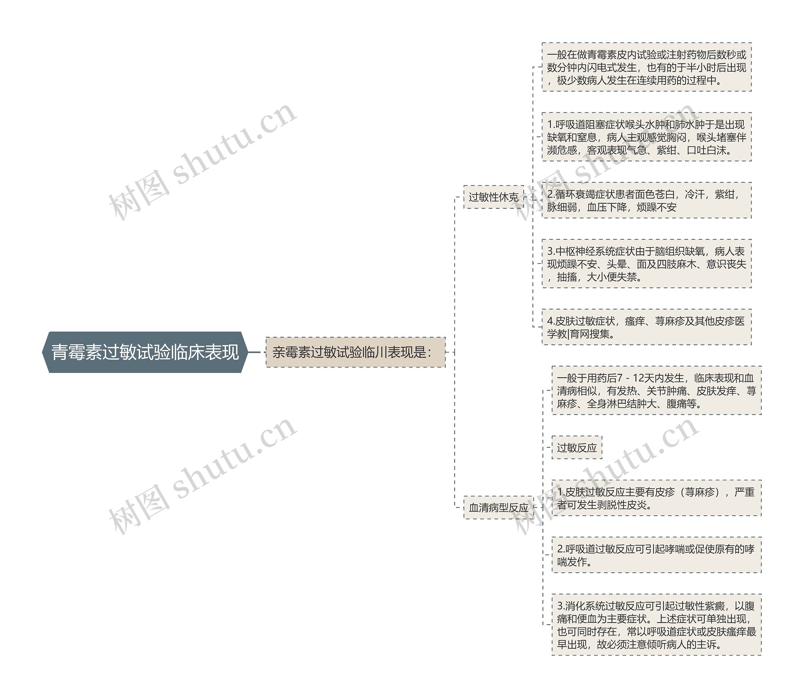 青霉素过敏试验临床表现