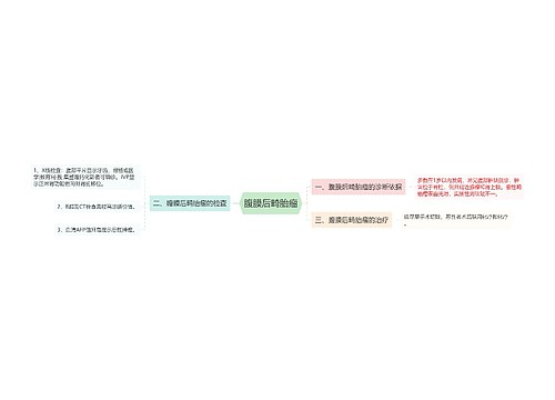 腹膜后畸胎瘤