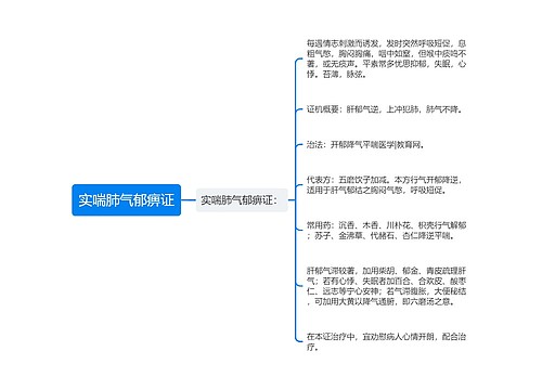 实喘肺气郁痹证