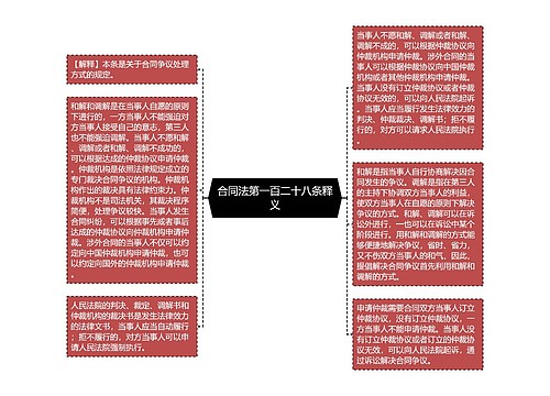 合同法第一百二十八条释义