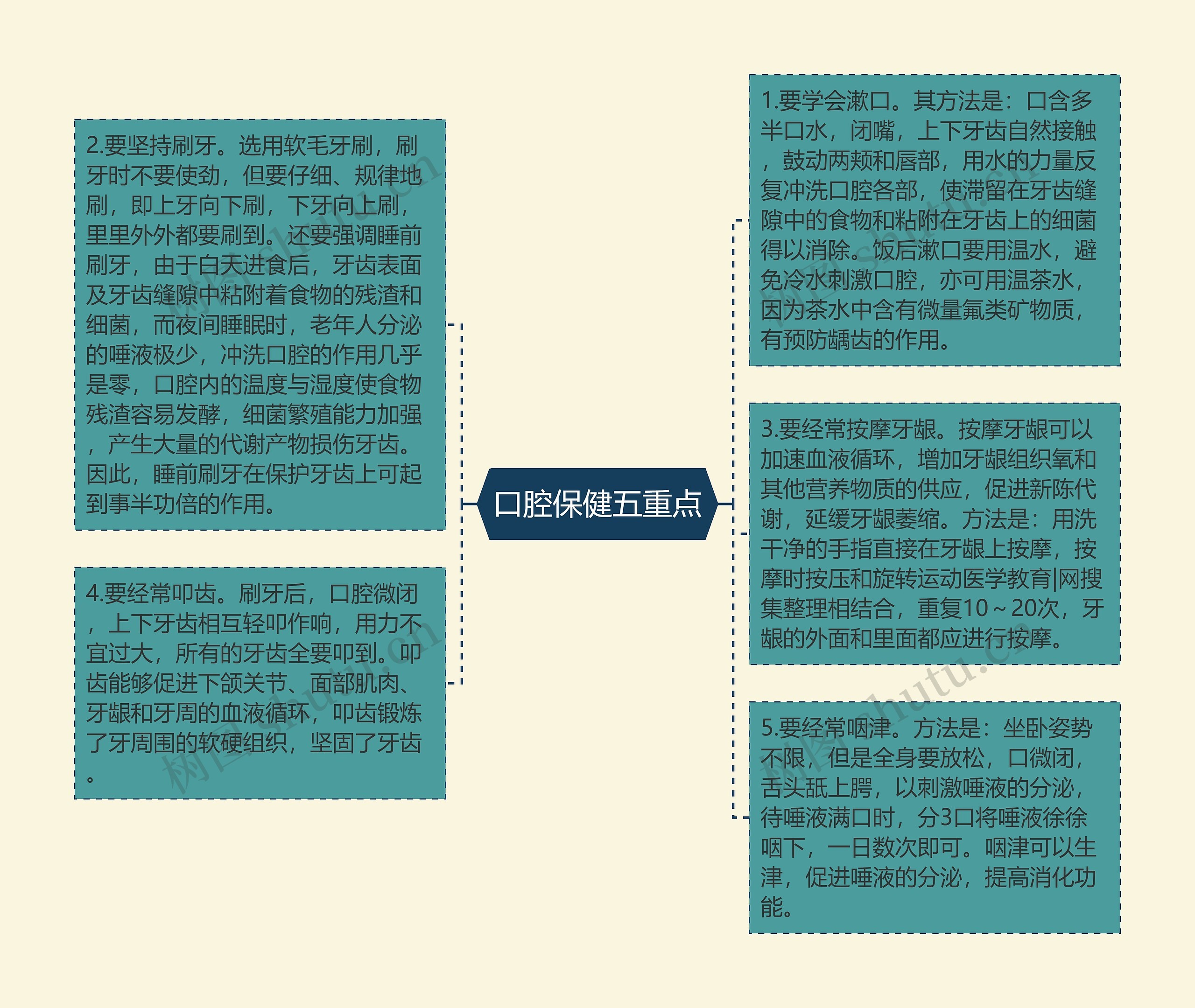 口腔保健五重点