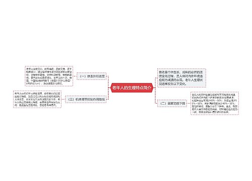 老年人的生理特点简介