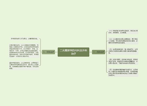 二尖瓣狭窄的内科及外科治疗