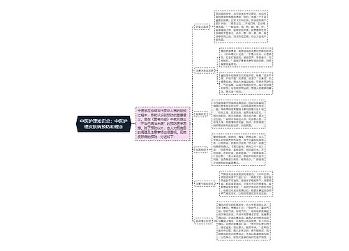 中医护理知识点：中医护理皮肤病预防和理念