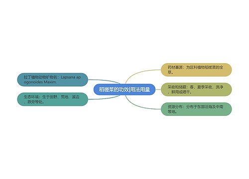 稻槎菜的功效|用法用量