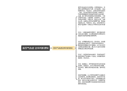 是否气血虚 这样判断便知