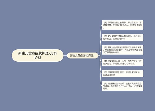 新生儿黄疸症状护理-儿科护理