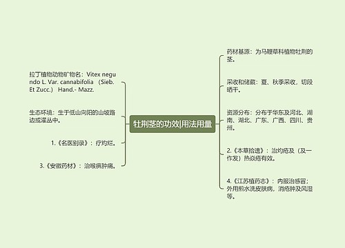 牡荆茎的功效|用法用量