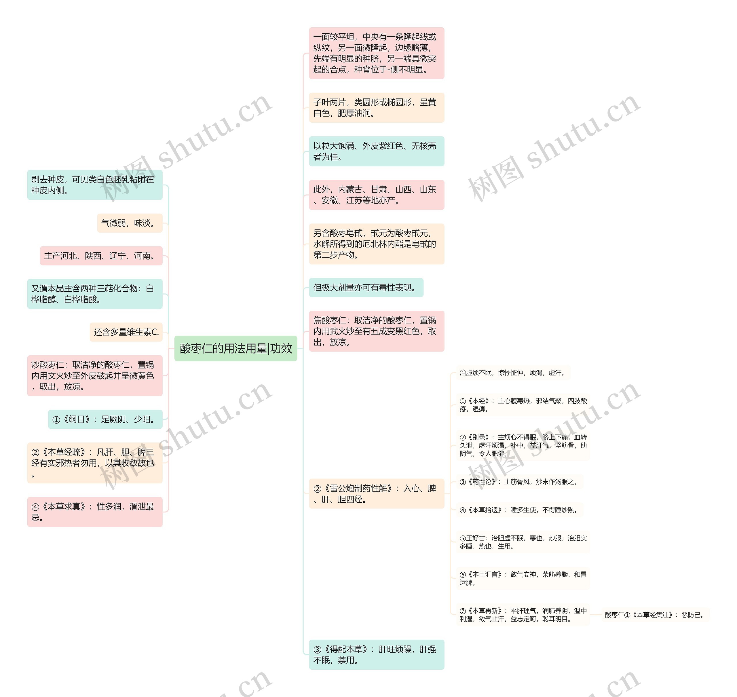 酸枣仁的用法用量|功效 酸枣仁的用法用量|功效